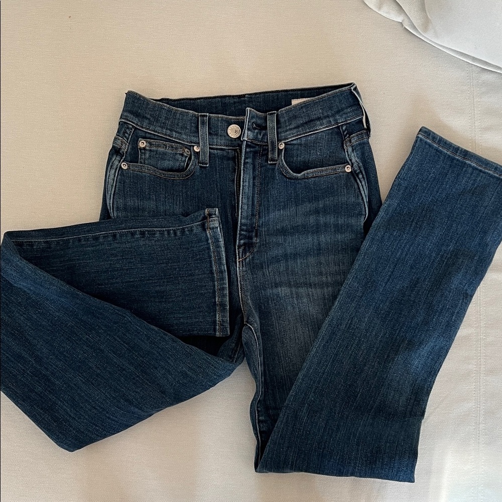 AYR Dark Blue Straight Leg Jeans